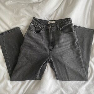 Abercrombie The Ankle Straight Ultra High Rise Jeans
